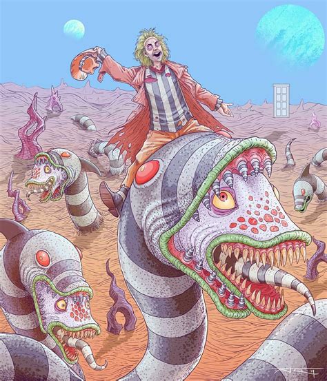 Joe Sanchez Art on Instagram: “Beetlejuice Final illustration #illustration #comicartwork #comic ...