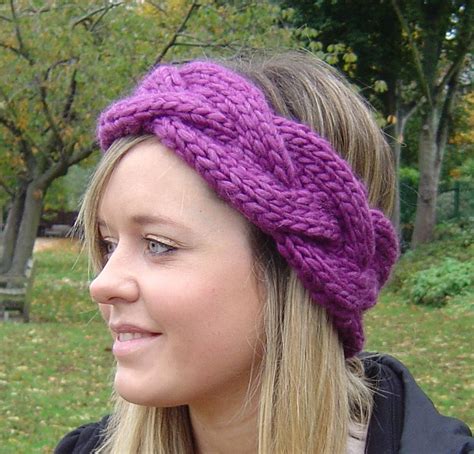 View Knitted Ear Warmer Headband Pattern Flower Pictures - Scarf ...