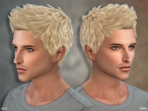 The Sims Resource - #63 - Male Hairstyle - Sims 4