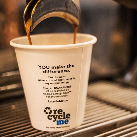 RecycleMe™ Range | Recyclable Takeaway Coffe Cups and Dry Go