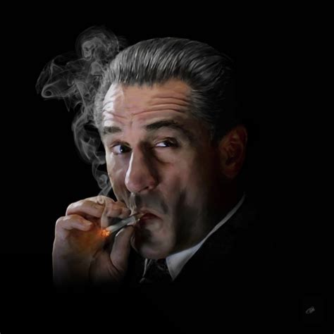 Robert De Niro, Goodfellas Canvas Art Print by LJA Canvas Art