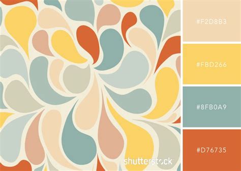 Free Swatch Download: 25 Retro Color Palettes | Vintage colour palette, Retro color palette ...