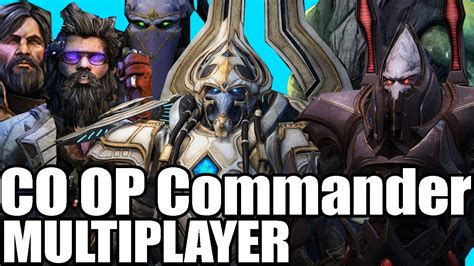 Using Starcraft 2 Co-op Commanders in Free For All Multiplayer Co-op Commanders PvP - YouTube