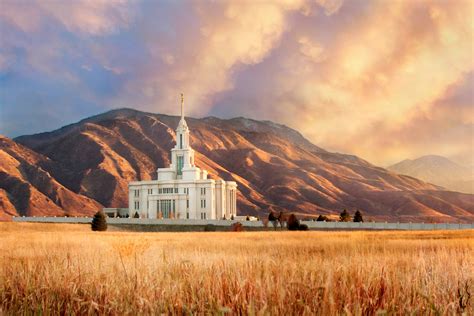 LDS Payson Utah Temple Cover — Wadman Corporation