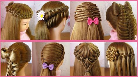 8 Beautiful Cute Hairstyles for girls | Hair Style Girl | Trendy Hairstyles | Tuto coiffures simples