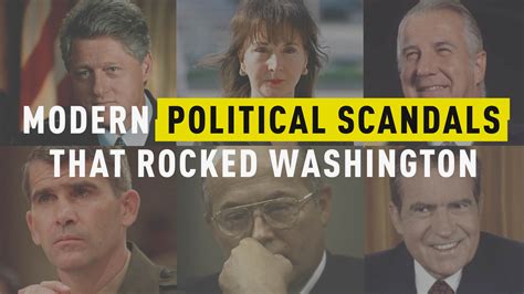 Watch Modern Political Scandals That Rocked Washington | Oxygen Official Site Videos