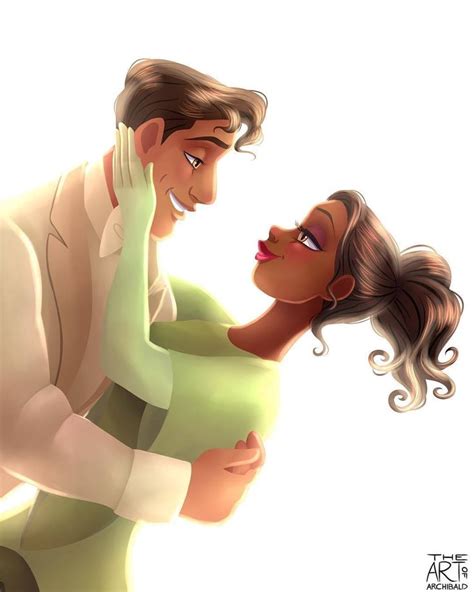 Naveen and Tiana (With images) | Disney couples, Disney, Disney art