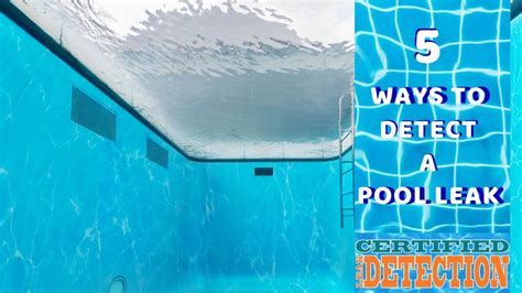 Five Ways to Detect a Pool Leak - Certified Leak Detection of Orlando