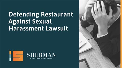 Defending Restaurant Against Sexual Harassment in California