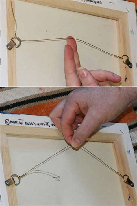 Hang Your Painting Using Wire and D-Rings | Picture wire hanging ...