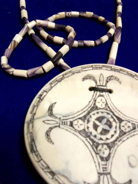 Wampum Necklace and Pendent by artist Jim Taylor | Native american art, Native american ...