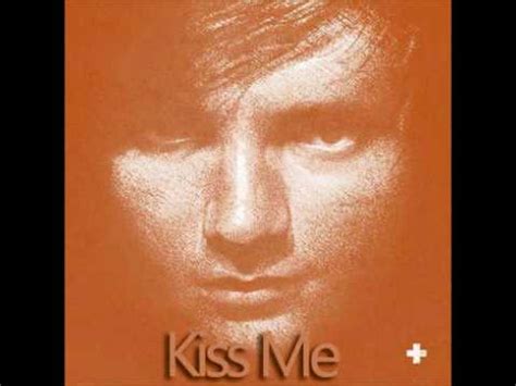 Ed Sheeran Kiss Me Album Cover