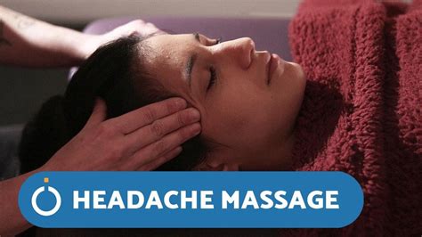 How to RELIEVE a HEADACHE with Massage - YouTube