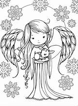 Angels Coloring Pages Download And Print For Free sketch template