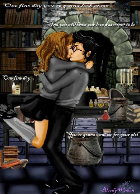 One Fine day | Harry potter comics, Harry potter kiss, Harmony harry potter