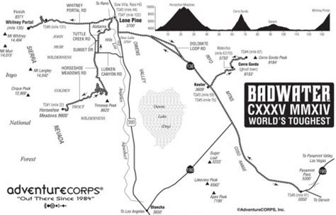 2014 Badwater 135 Route | Badwater