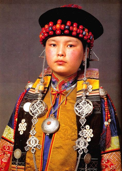 Buryat attire and costume published in (. Die Mongolen ) Beautiful People, Mongolian People ...