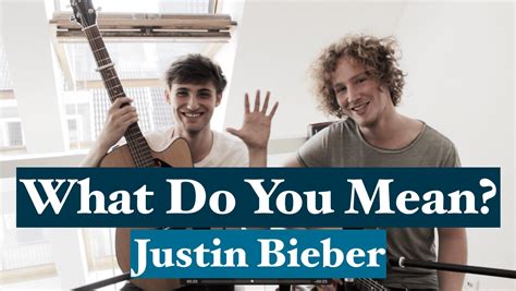 What Do You Mean - Justin Bieber (acoustic cover) | feat. Chris Brenner | Acoustic covers ...