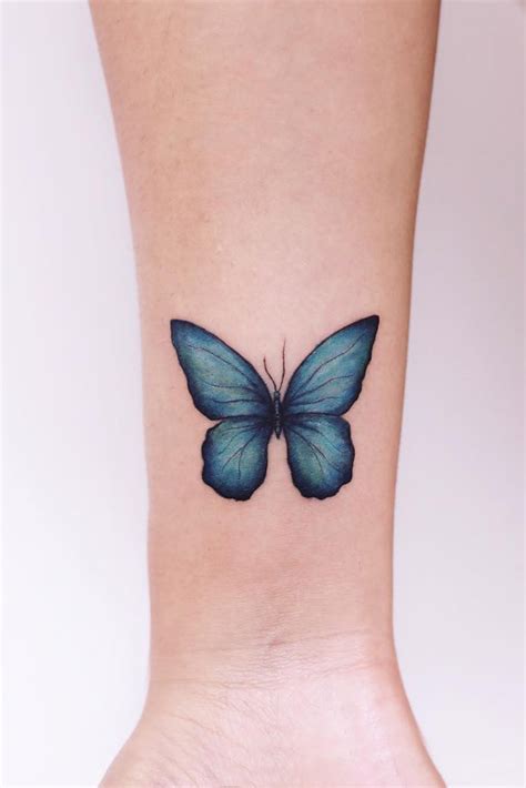 Blue Butterfly Tattoos - 3D Butterfly Tattoos - Butterfly tattoos traditionally symbolize ...