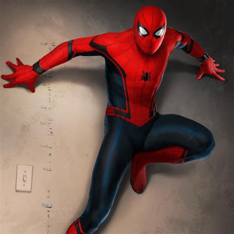 MCU Spider Man Suit Concept Art