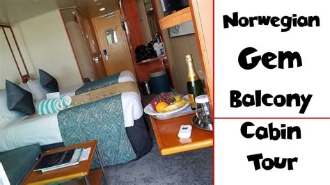 Norwegian Gem BALCONY Detailed Cabin Tour ~ NYC Manhattan Cruise Port - YouTube