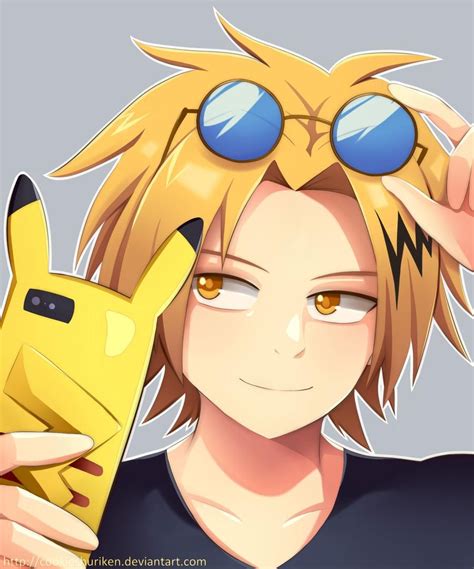 BNHA - Denki Kaminari - Selfie by CookieShuriken on DeviantArt | Human pikachu, Pikachu, Cute ...