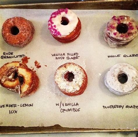 Cronuts flavors, mmmm! Donut Recipes, Gourmet Recipes, Dessert Recipes, Desserts, Dominique ...