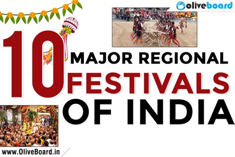 10 Major Regional Festivals of India 2023 - Oliveboard