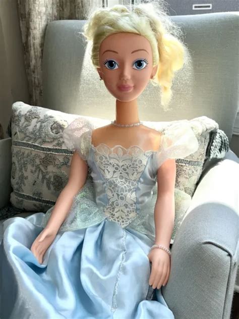 DISNEY PRINCESS CINDERELLA Talking Fairytale Princess Doll 38" My Size Barbie! $89.99 - PicClick