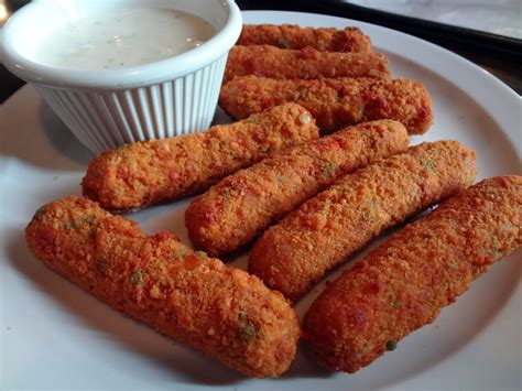 Fire Sticks - spicy mozzarella sticks with ranch - spatialdrift