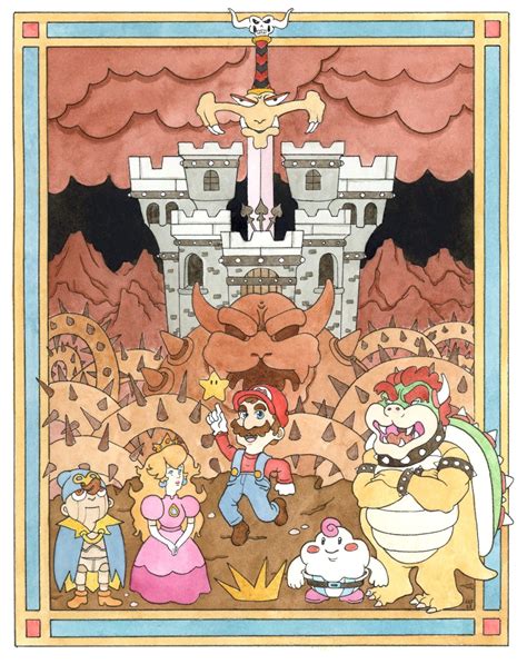 Super Mario RPG - Mosaic Art Collective