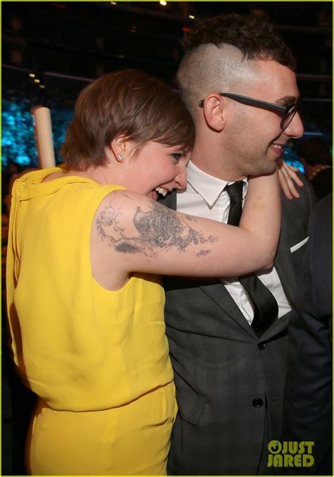 Lena Dunham & Jack Antonoff - Grammys 2013 Couple!: Photo 2809655 | Photos | Just Jared ...