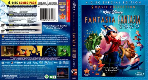 FANTASIA - FANTASIA 2000 (1999) RA BLU-RAY COVER & LABELS - DVDcover.Com