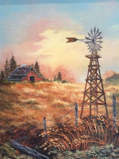 Windmill Painting