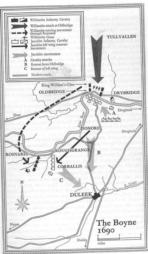 Battle of the Boyne map - League Of Augsburg - Fighting Talk