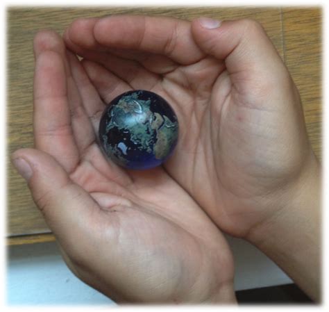 Blue Earth Marble With Natural Earth Continents - CCTHEO