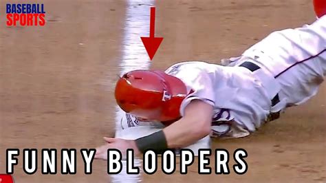 MLB | Funny Bloopers Baseball - YouTube