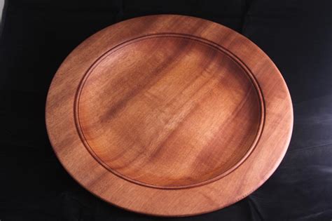 African Mahogany Platter by Jeff Neff | Tropical Exotic Hardwoods