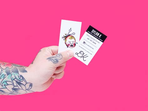 Tattoo Business Card by Zach Halfhill on Dribbble