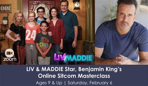 Virtual Sitcom Masterclass w/ TV & Film Star, Benjamin King of LIV AND MADDIE Fame – A Class Act NY