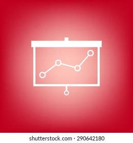 Projector Screen Graph Stock Vector (Royalty Free) 290144099 | Shutterstock