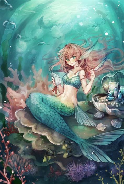 1435 best images about Anime Angels & Mermaids on Pinterest