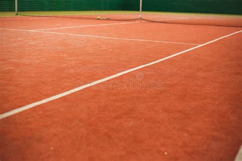 An Image of a Tennis Clay Court Stock Image - Image of dirt, ground ...