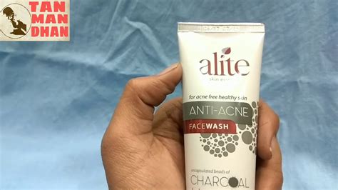 Alite charcoal anti acne facewash, for acne free healthy skin - YouTube