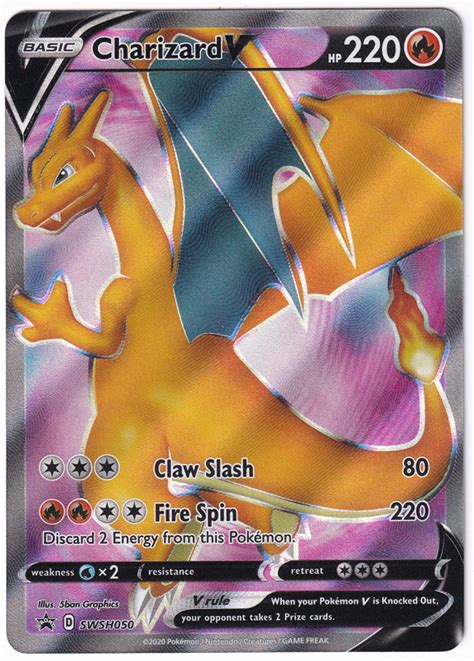 Pokemon Charizard V Alternate Full Art Town Green Community Location - PELAJARAN