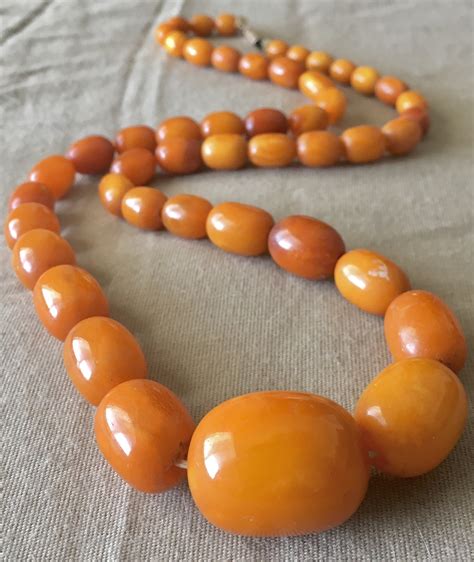 Antique Baltic Amber Bead Necklace | Collectors Weekly