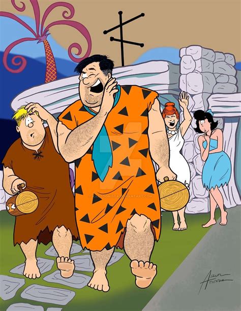 The Flintstones by kartoonista on DeviantArt