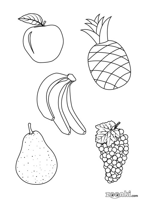 Top 82+ fruits sketch for colouring best - seven.edu.vn