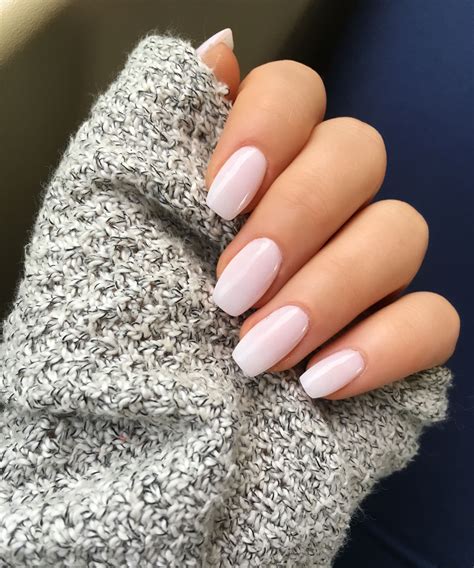 Loving this opaque pastel pink! So subtle it looks like a neutral. SNS ...