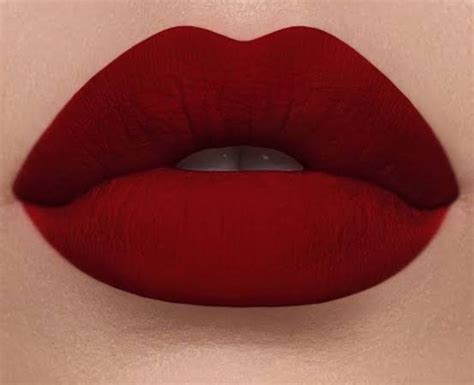 Perfect red lip!! Dark Red Lipstick Makeup, Blood Red Lipstick, Red ...